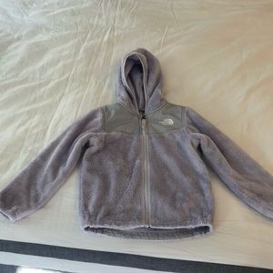 North face fleece lt purple